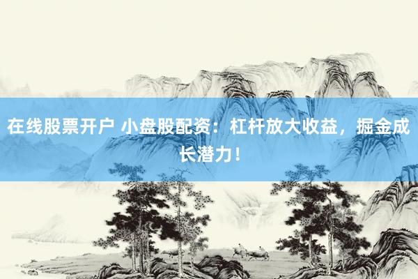 在线股票开户 小盘股配资：杠杆放大收益，掘金成长潜力！