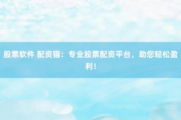 股票软件 配资猫：专业股票配资平台，助您轻松盈利！