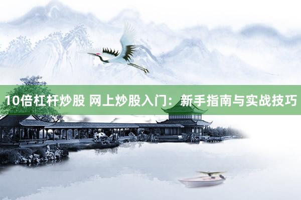 10倍杠杆炒股 网上炒股入门：新手指南与实战技巧
