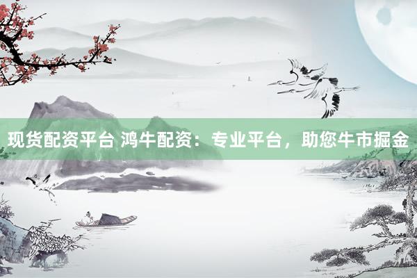 现货配资平台 鸿牛配资：专业平台，助您牛市掘金