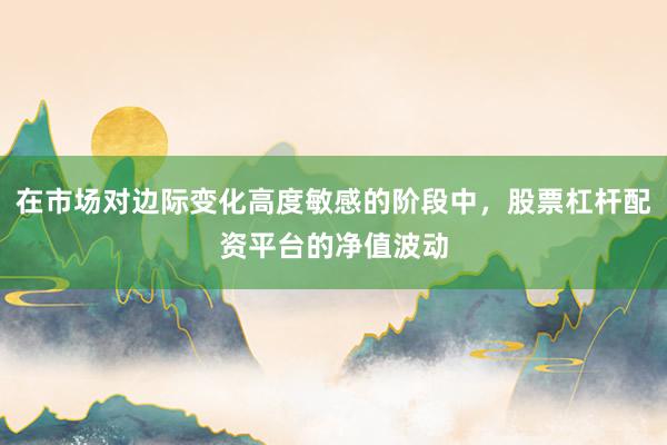 在市场对边际变化高度敏感的阶段中，股票杠杆配资平台的净值波动